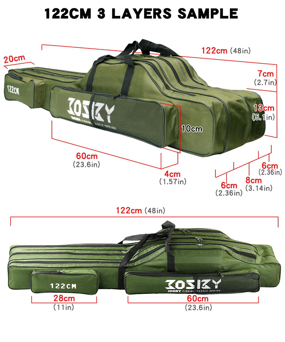 Portable Foldable Fishing Rod Storage Bag