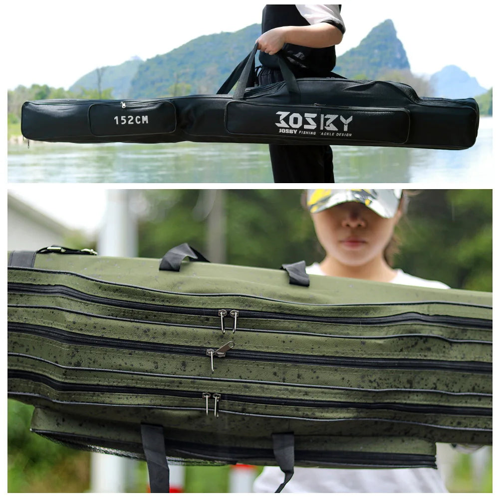 Portable Foldable Fishing Rod Storage Bag