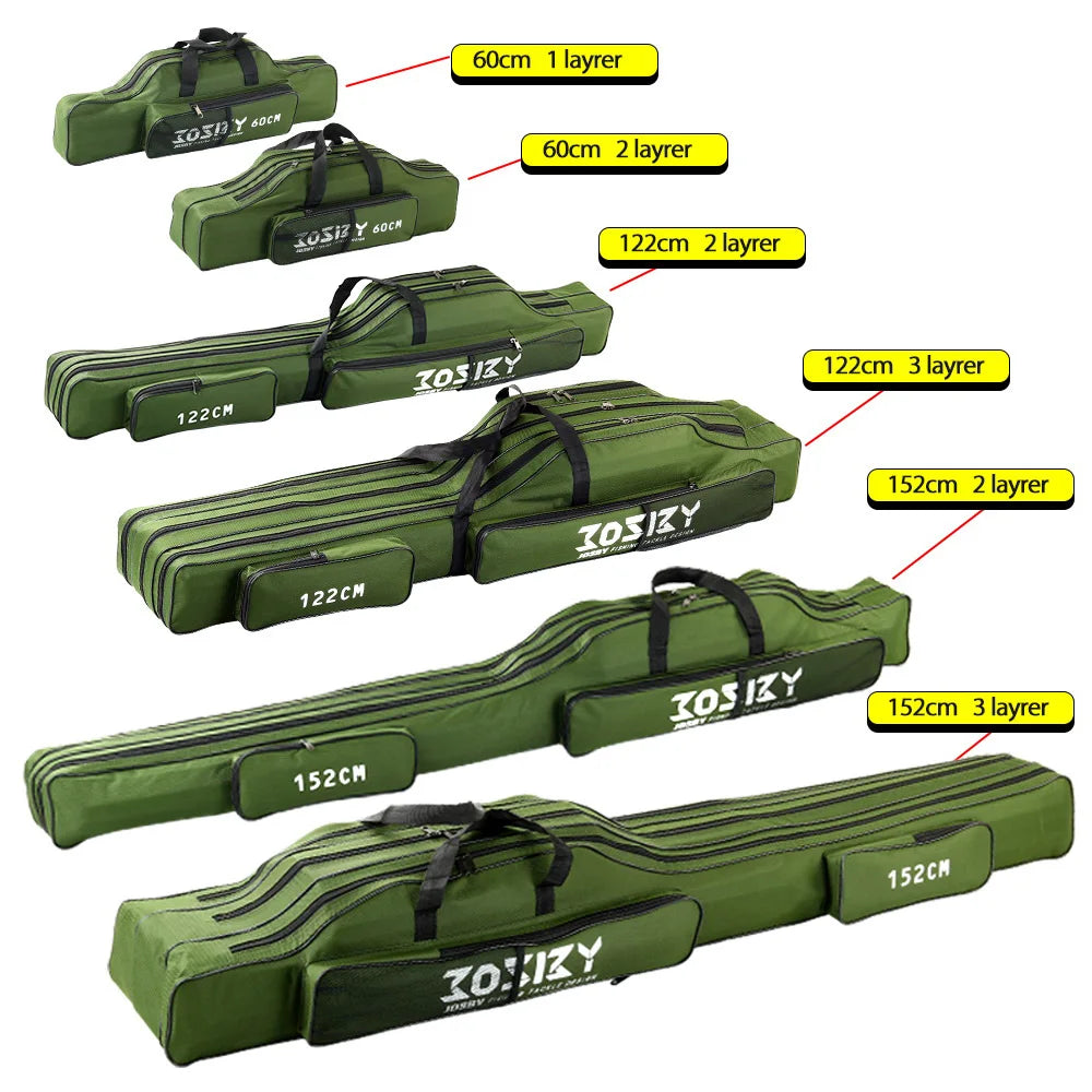 Portable Foldable Fishing Rod Storage Bag
