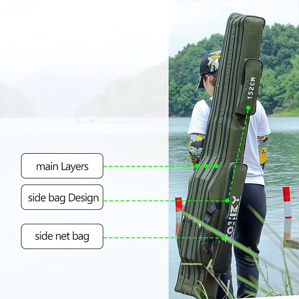Portable Foldable Fishing Rod Storage Bag