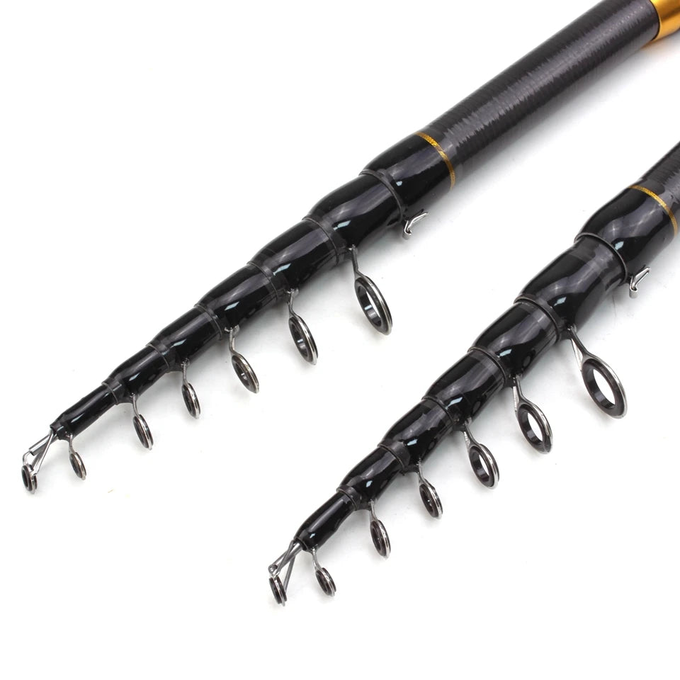 Telescopic Travel Spinning Fishing Rod – 1.8m–3.6m Portable Sea Pole