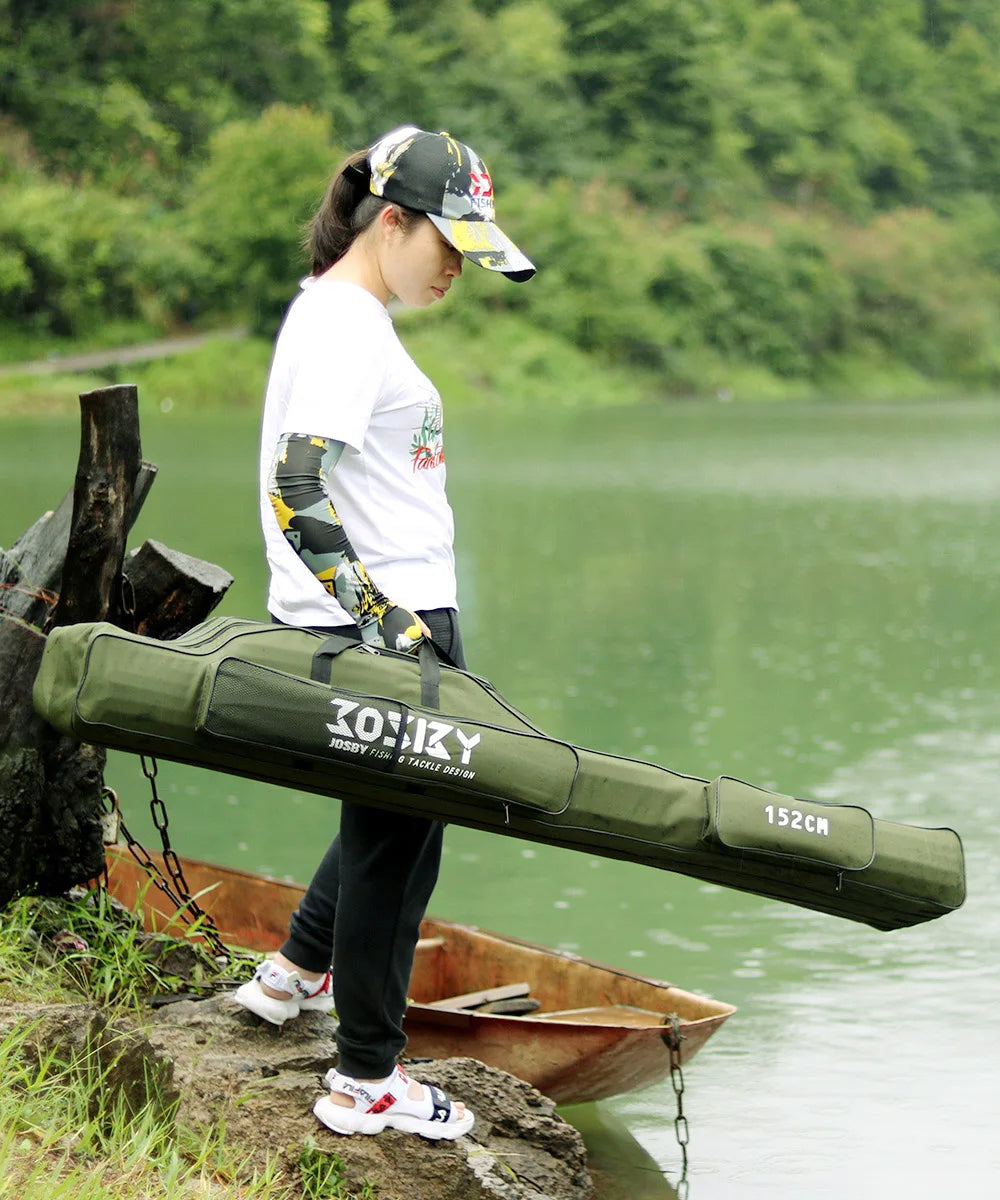 Portable Foldable Fishing Rod Storage Bag