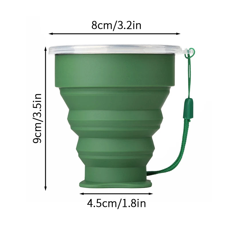 300ml Collapsible Silicone Camping Cup