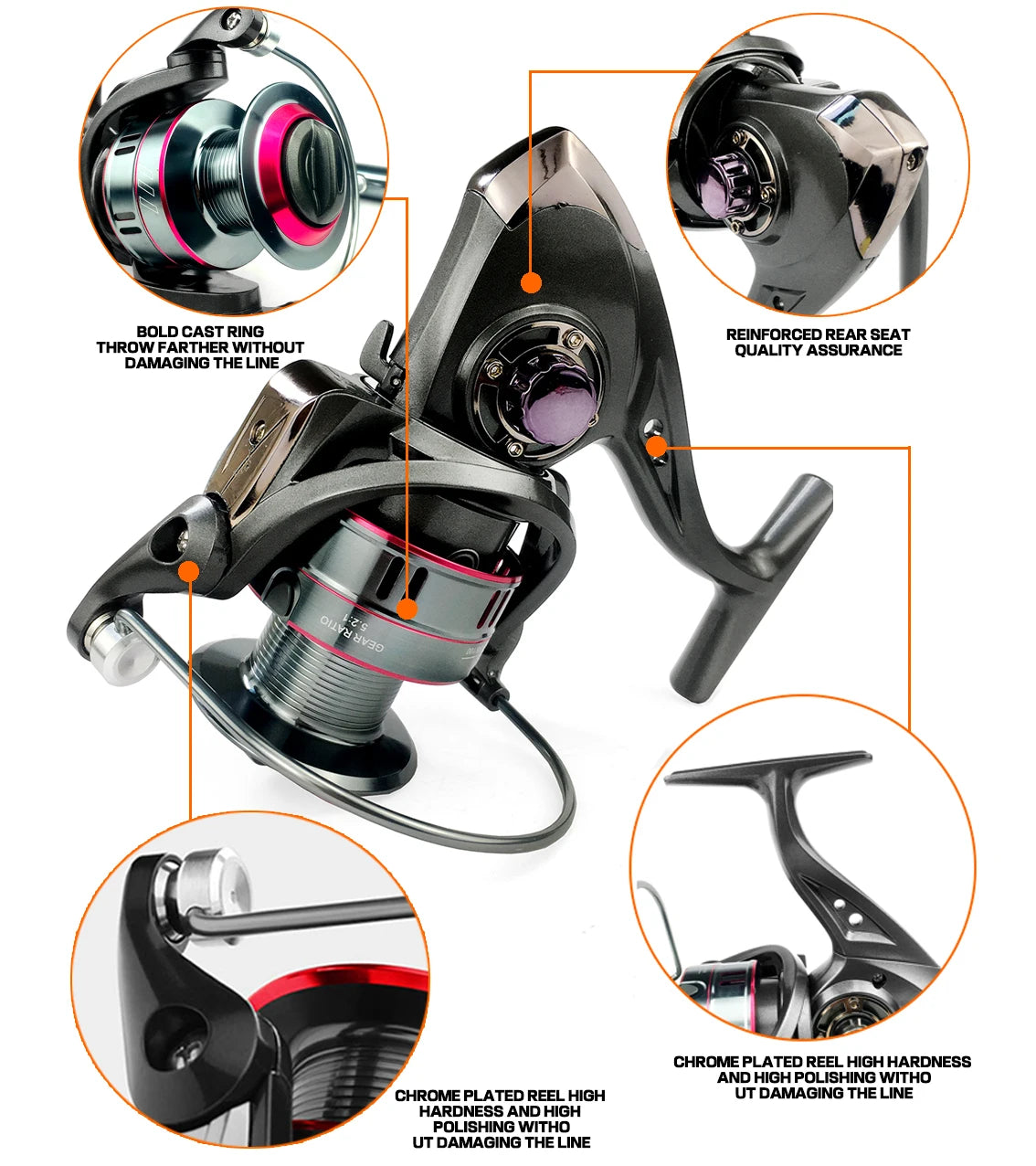 Carbon Fiber Telescopic Fishing Rod & Reel Combo