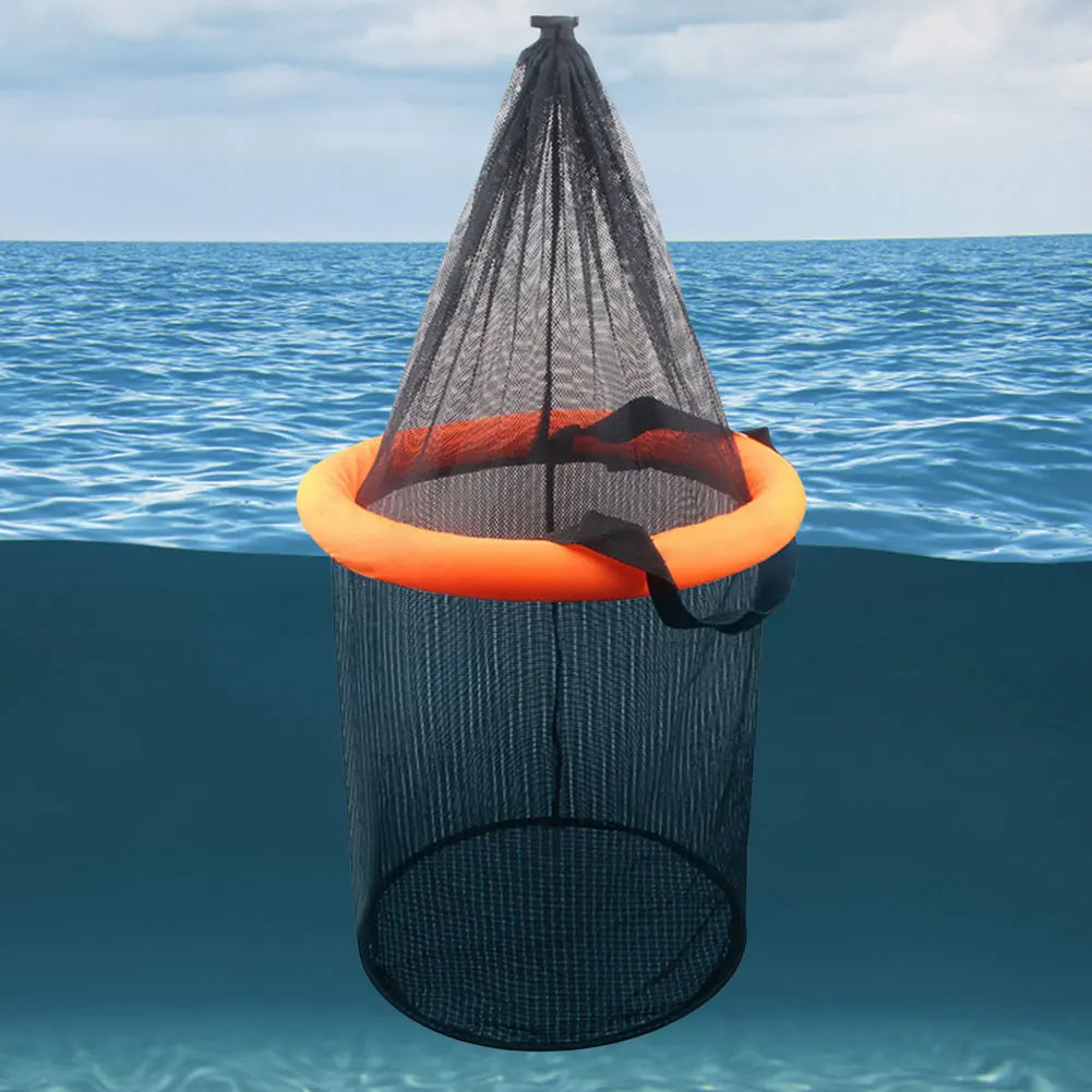 Floating Collapsible Fishing Bait Basket