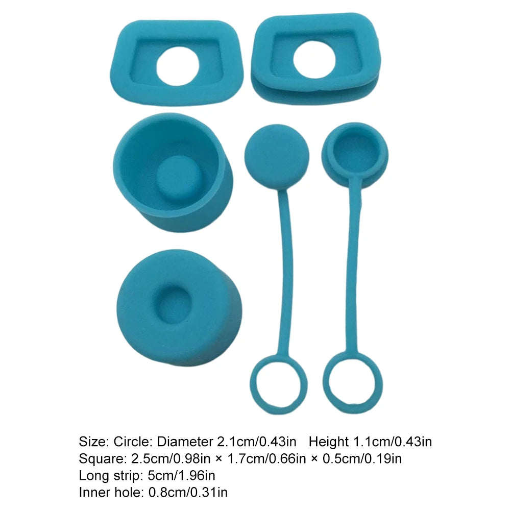 6PC Silicone Spill-Proof Straw Stopper Set for Stanley Cups