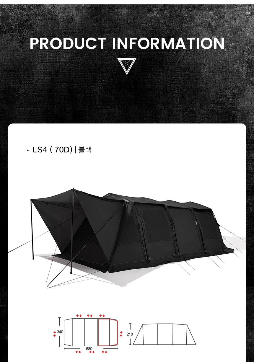 MOBI GARDEN LS4 Camping Tunnel Tent