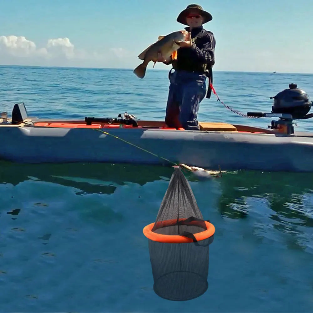 Floating Collapsible Fishing Bait Basket