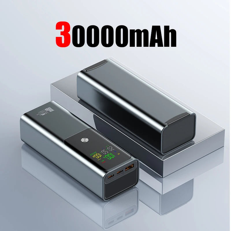 50000mAh Color Screen Power Bank – PD 100W Bidirectional Fast Charging