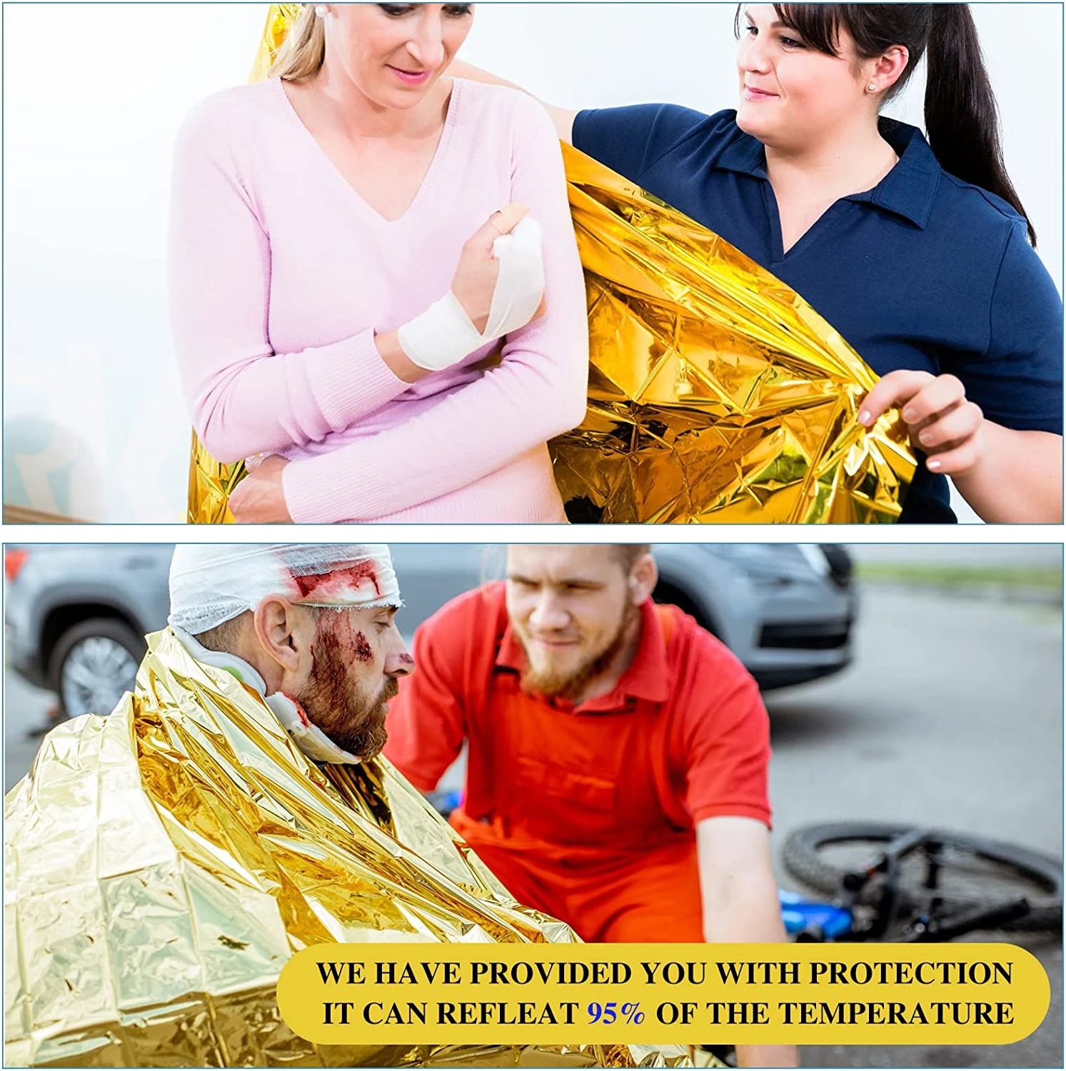 Emergency Thermal Survival Blanket 130x210cm