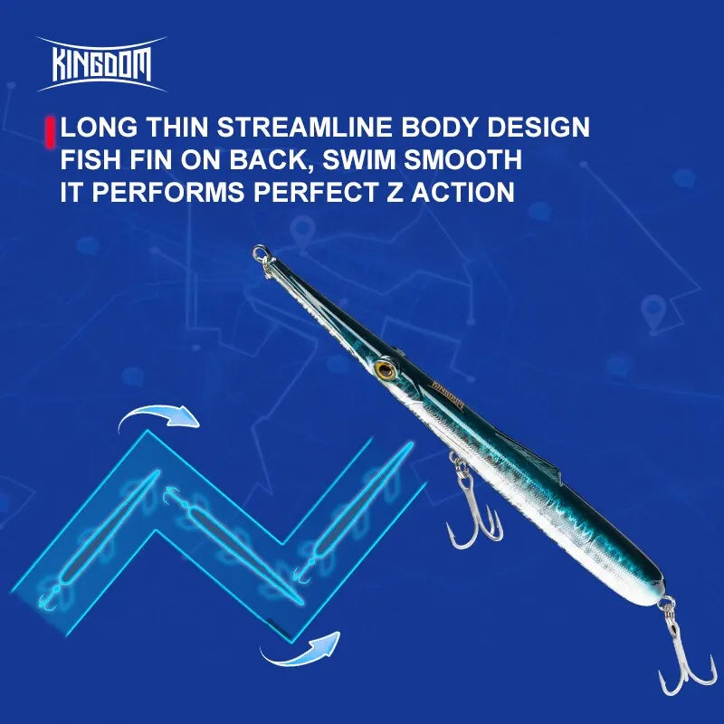 ingdom Fishing Lure – Sinking & Floating Pencil Hard Bait