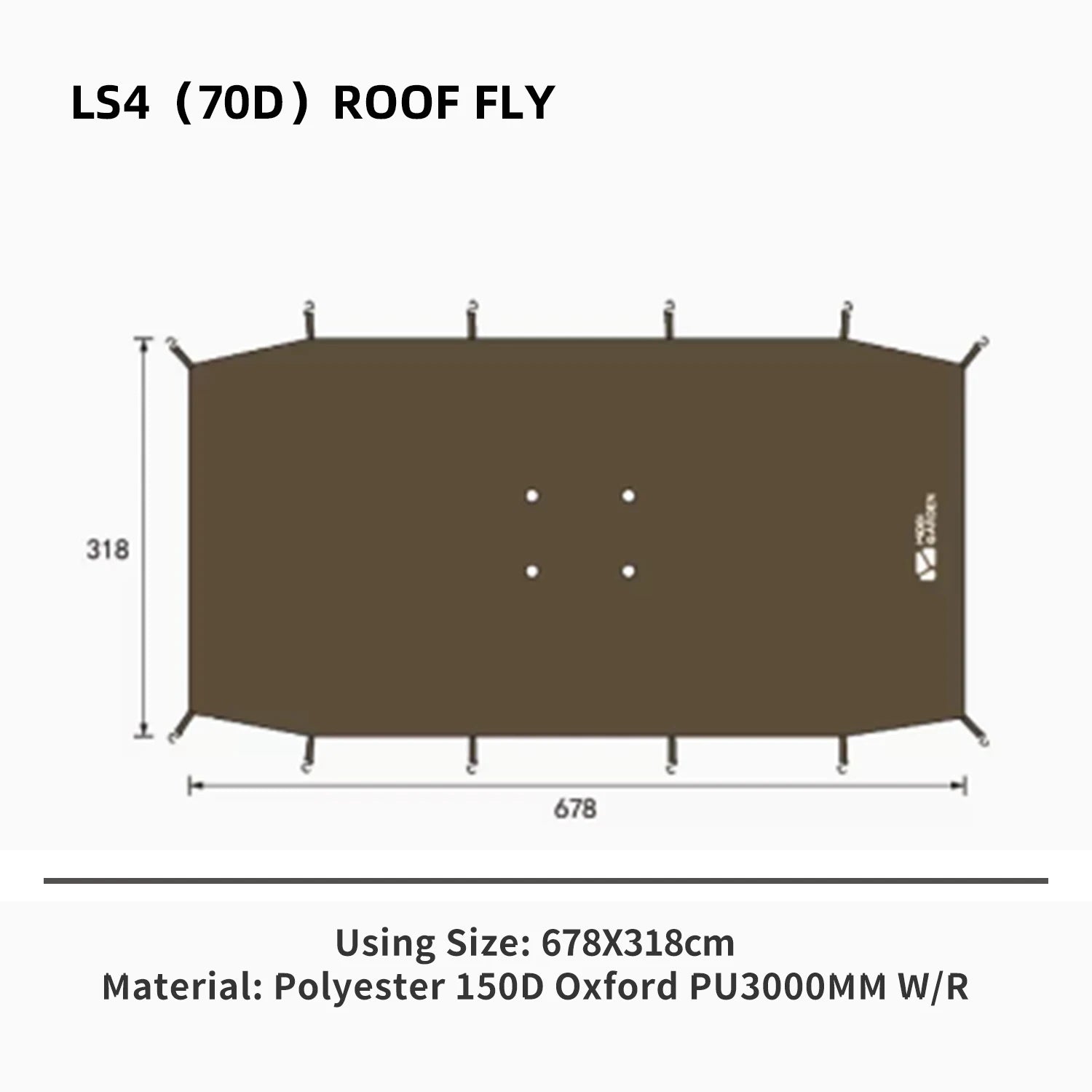 MOBI GARDEN LS4 Camping Tunnel Tent