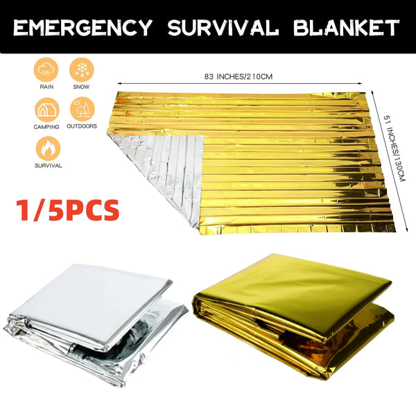 Emergency Thermal Survival Blanket 130x210cm
