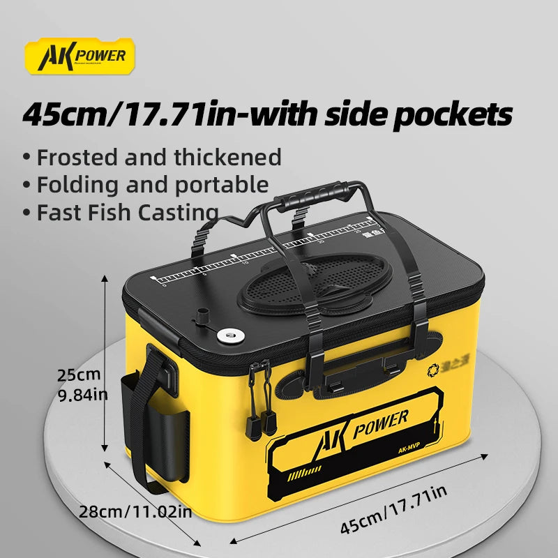 YUZHIYUAN Foldable Portable Fishing Bucket