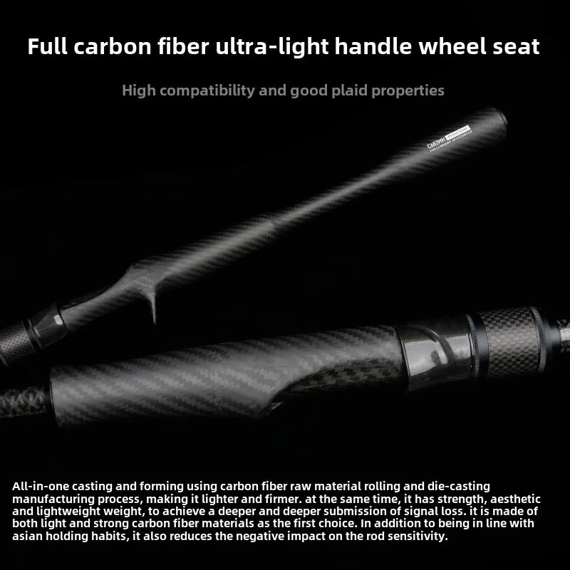 HANO FUJI Ultralight Carbon Lure Fishing Rod