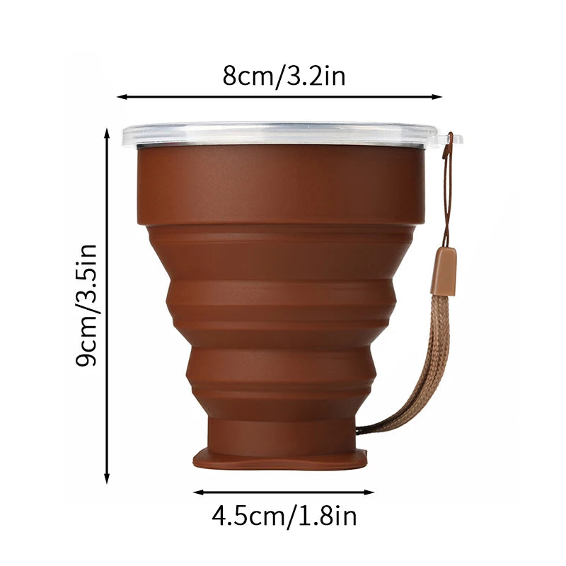 300ml Collapsible Silicone Camping Cup