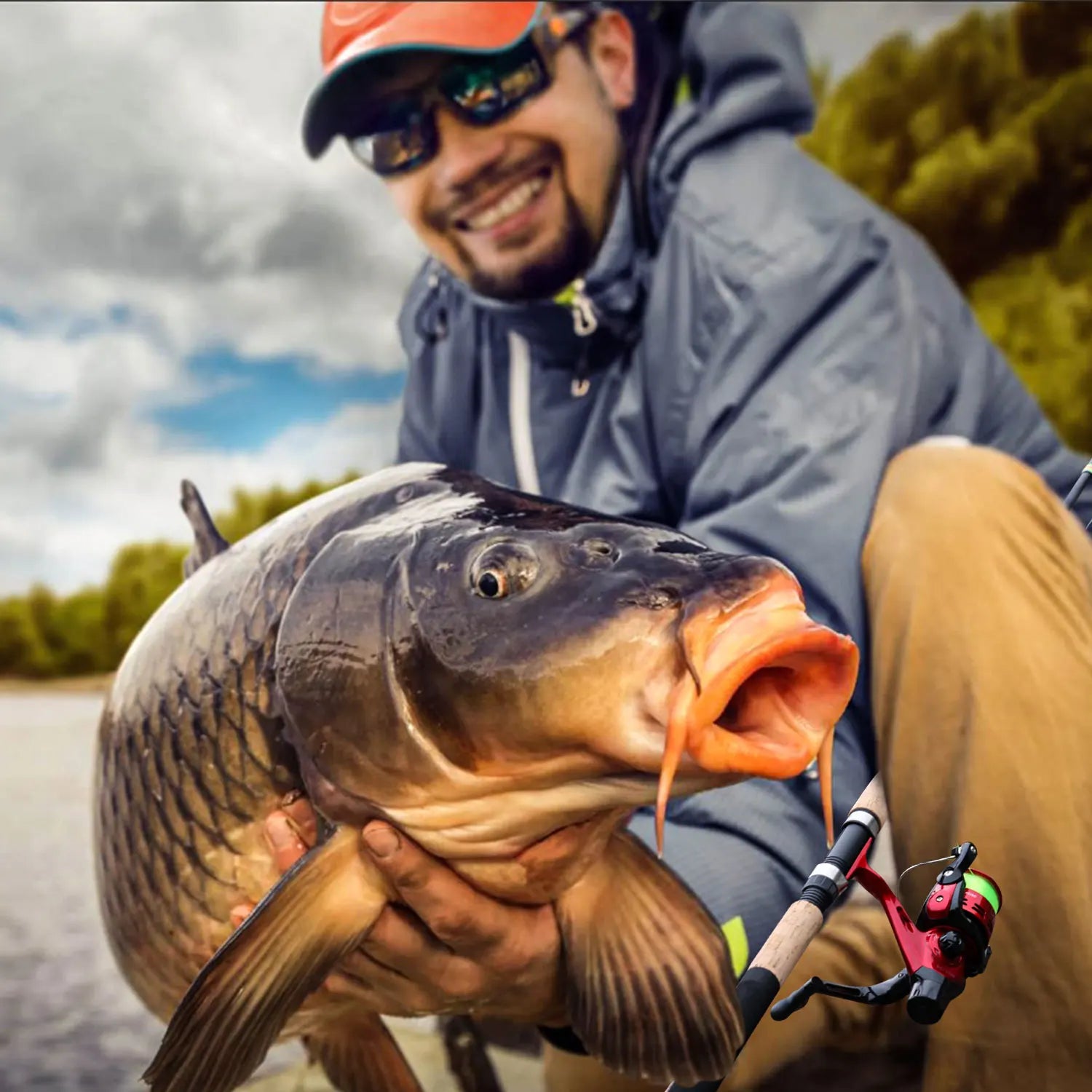 Sougayilang 3M Carbon Feeder Fishing Rod