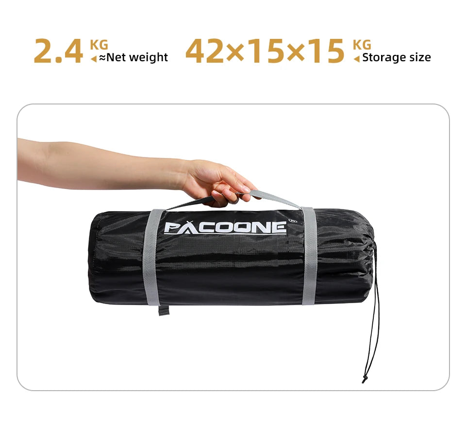 PACOONE Ultralight 20D Nylon Camping Tent