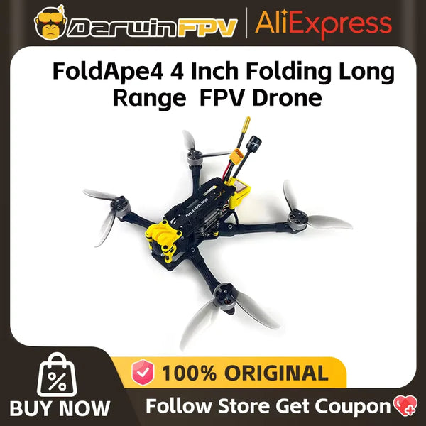 DarwinFPV FoldApe4 4-Inch Folding FPV Drone