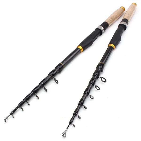 Telescopic Travel Spinning Fishing Rod – 1.8m–3.6m Portable Sea Pole
