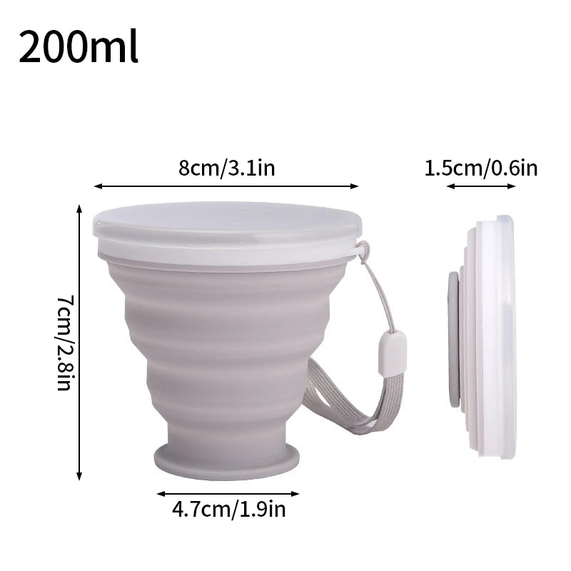 300ml Collapsible Silicone Camping Cup