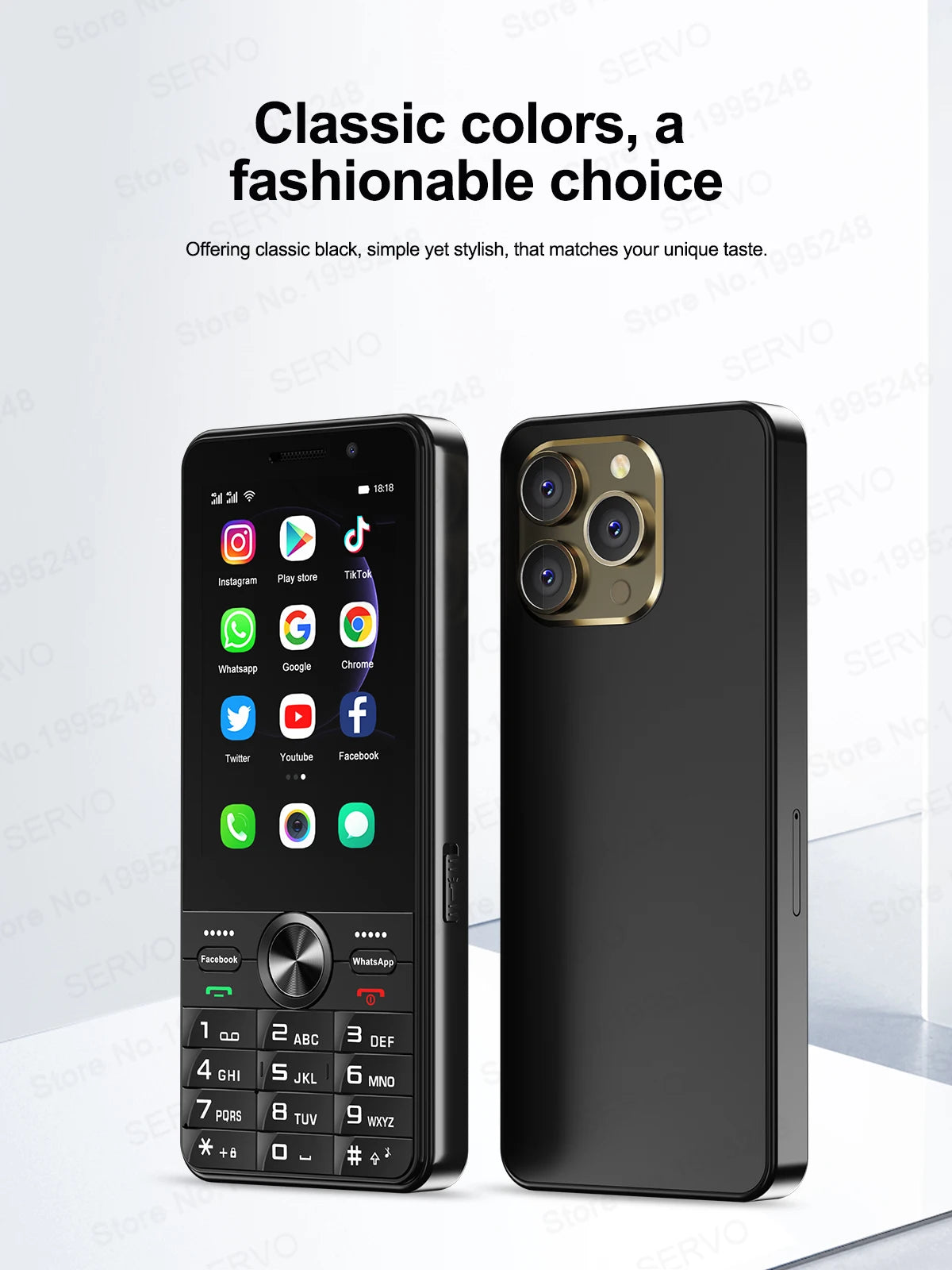 SERVO F24 PRO 4G Android Smartphone 3.5"