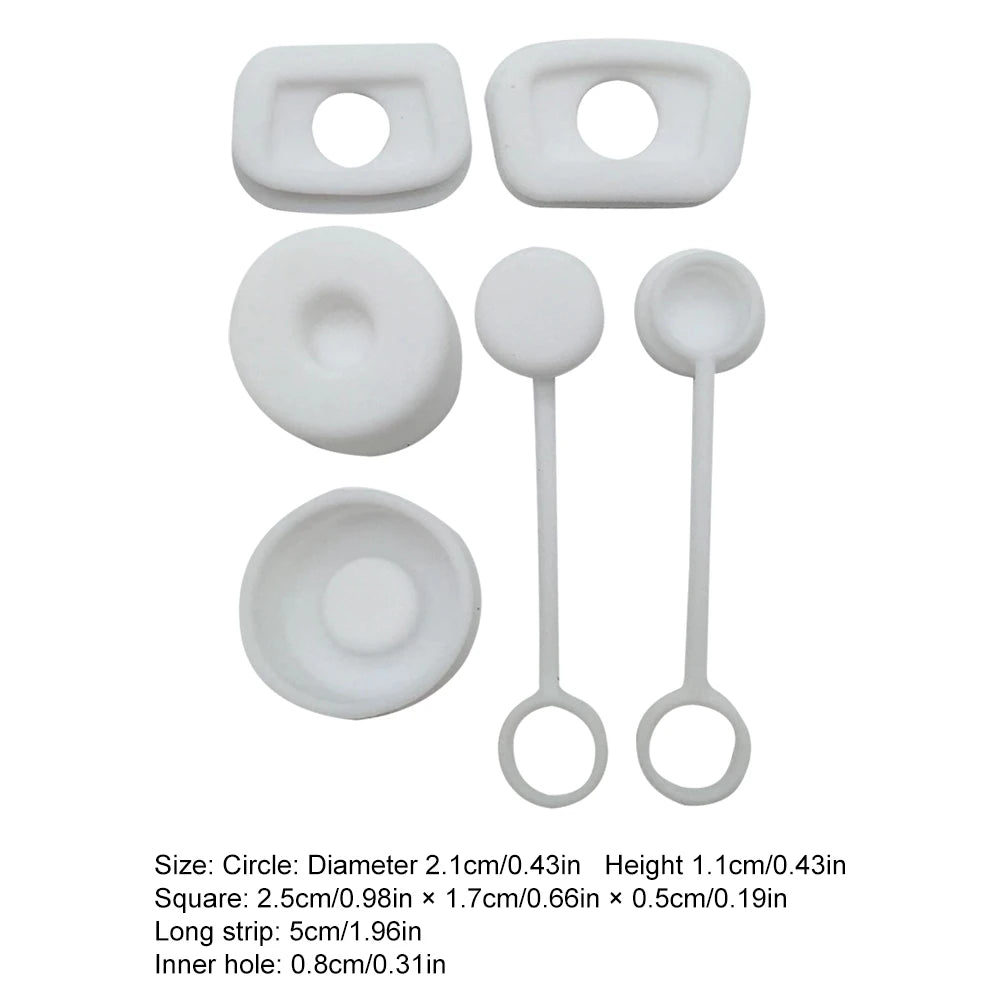 6PC Silicone Spill-Proof Straw Stopper Set for Stanley Cups