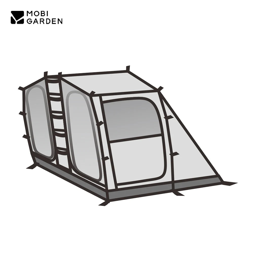 MOBI GARDEN LS4 Camping Tunnel Tent