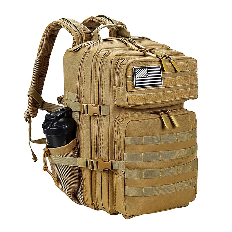LHI 45L Hiking Backpack – Waterproof Tactical Camping & Trekking Rucksack