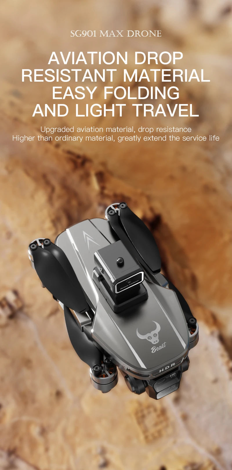 SG901 MAX GPS Drone – 8K Camera, Obstacle Avoidance