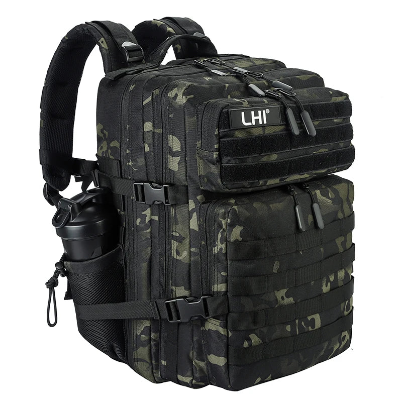 LHI 45L Hiking Backpack – Waterproof Tactical Camping & Trekking Rucksack