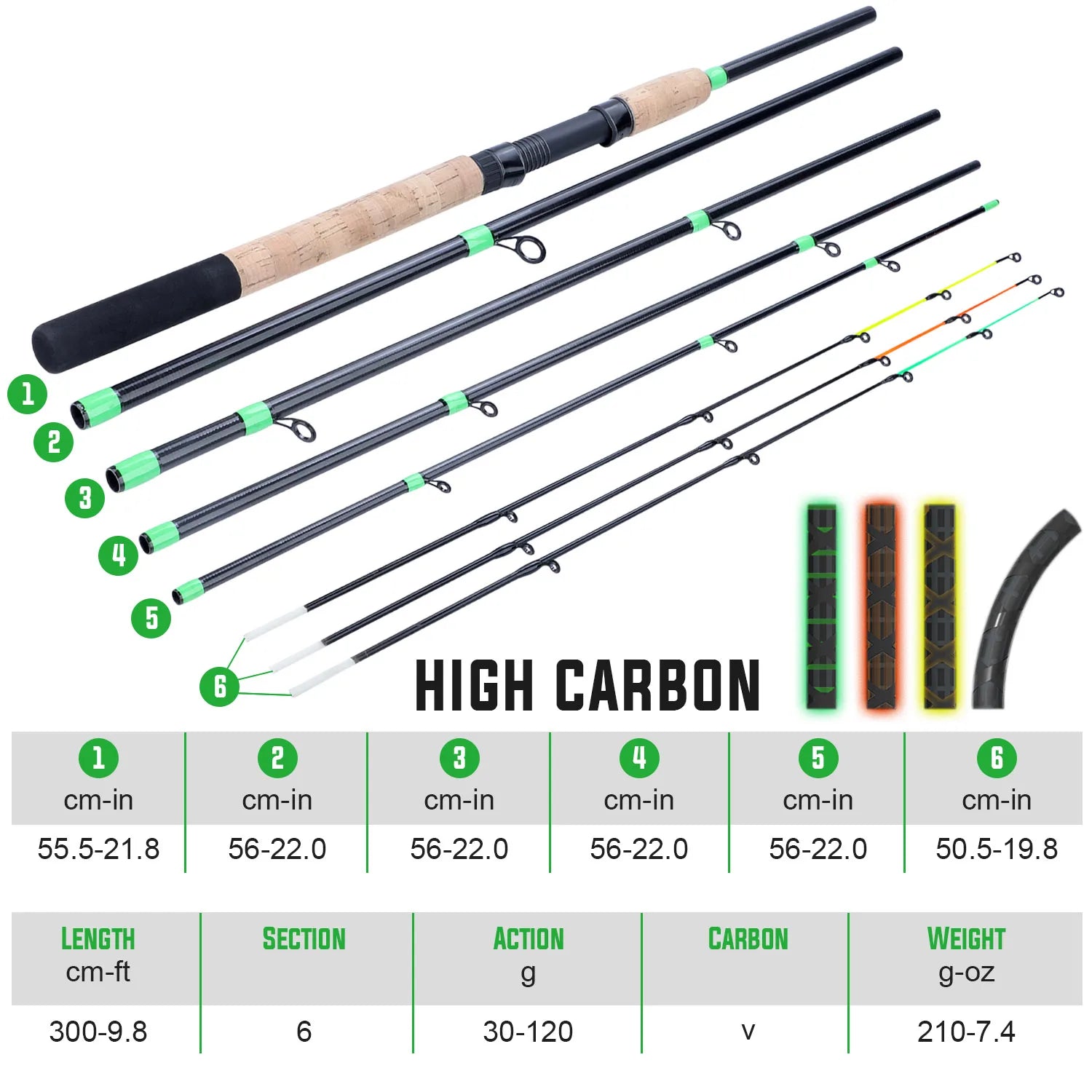 Sougayilang 3M Carbon Feeder Fishing Rod