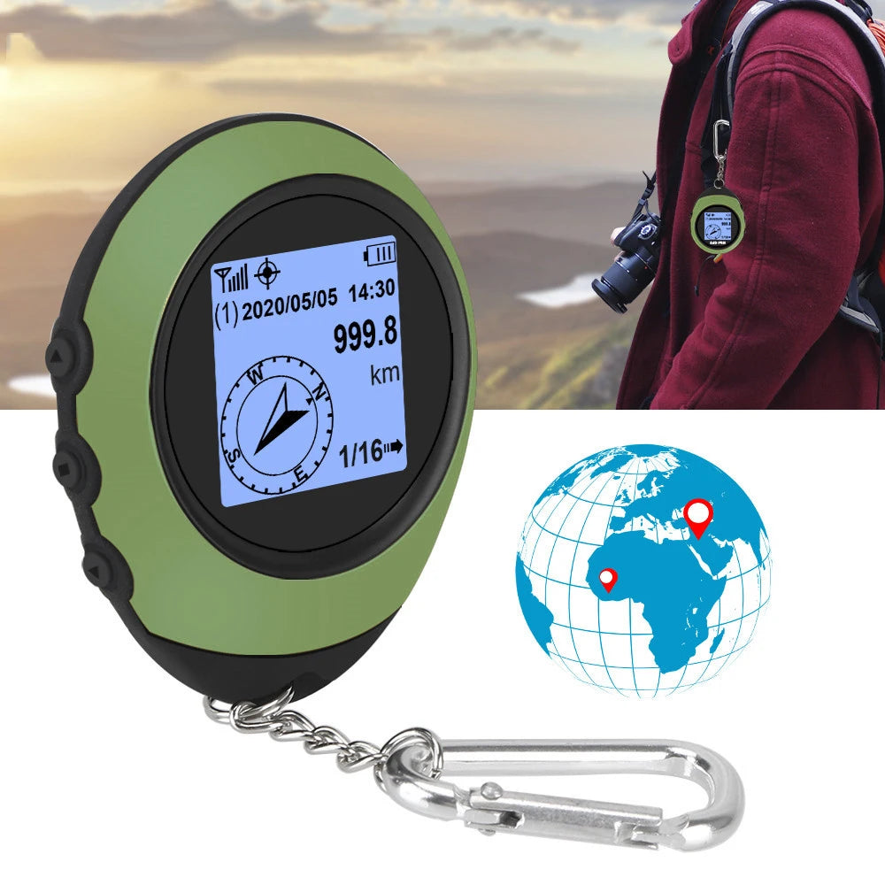 Mini Handheld GPS Navigator with Compass & Altimeter