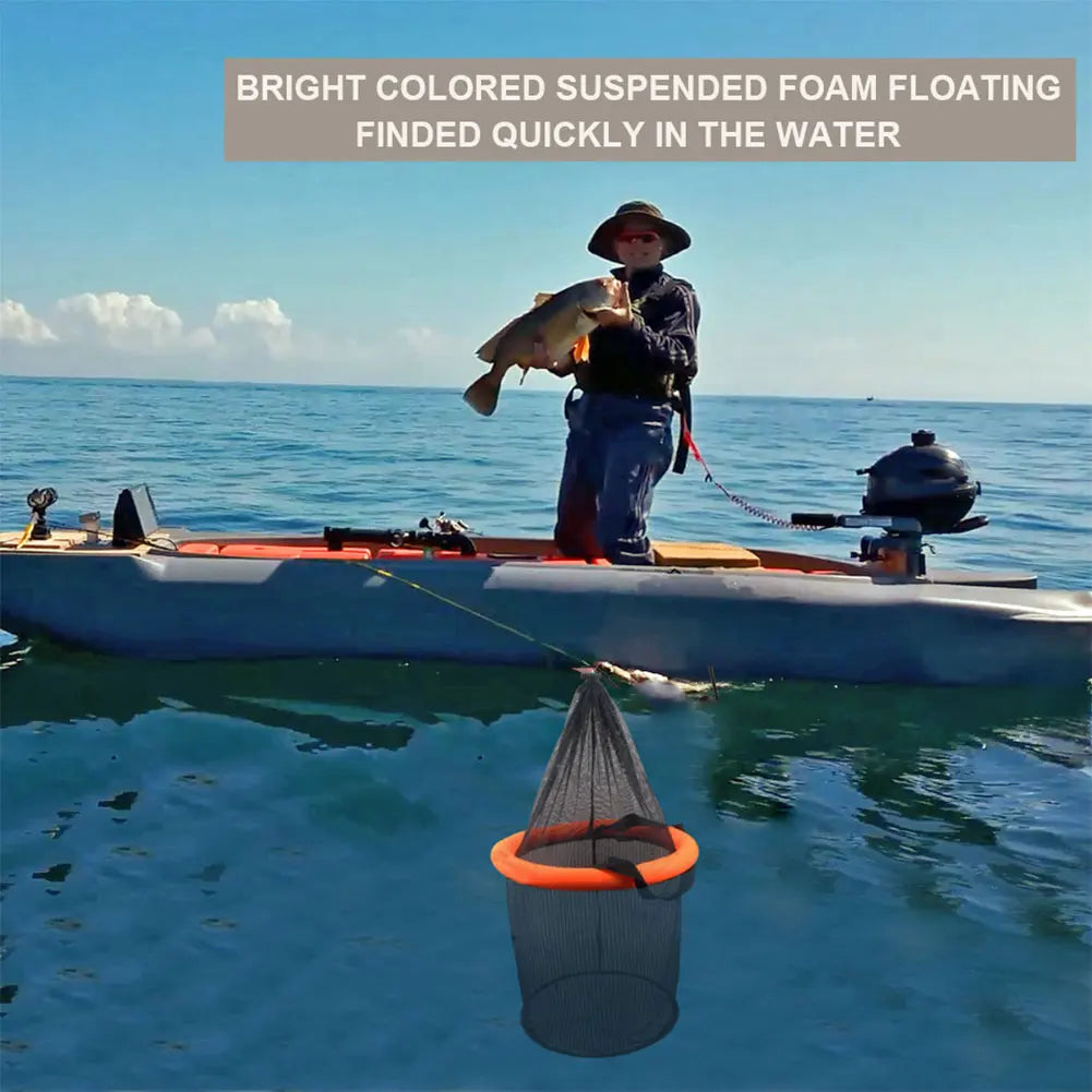 Floating Collapsible Fishing Bait Basket