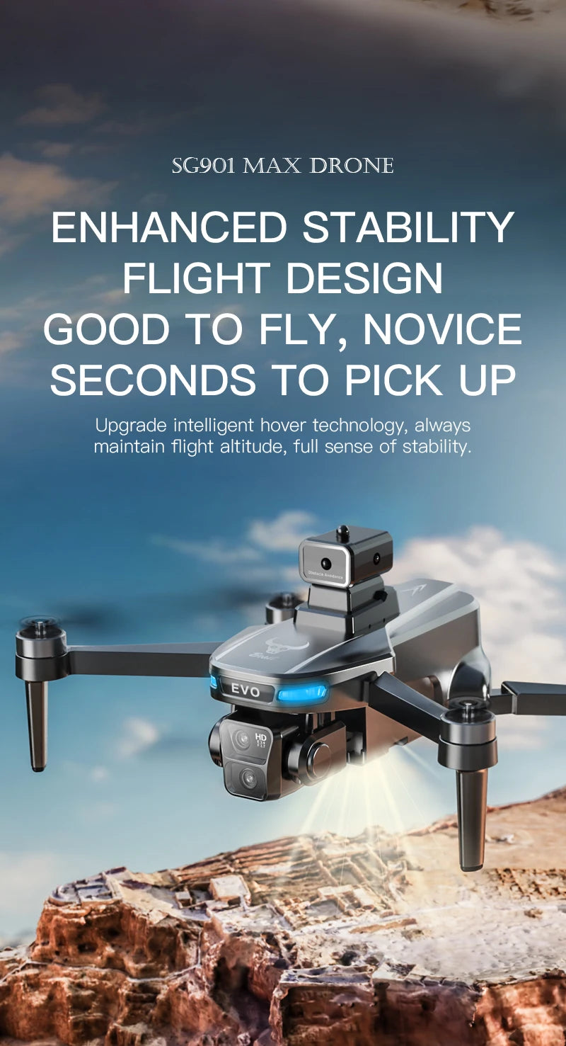SG901 MAX GPS Drone – 8K Camera, Obstacle Avoidance