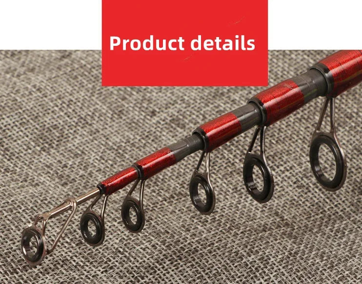 Carbon Fiber Telescopic Fishing Rod 1.6m–2.7m