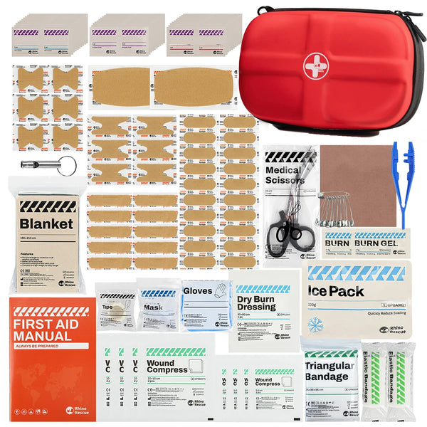 RHINO RESCUE Waterproof Portable First Aid Kit