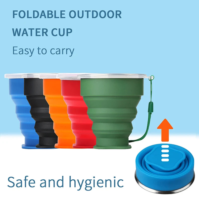 300ml Collapsible Silicone Camping Cup