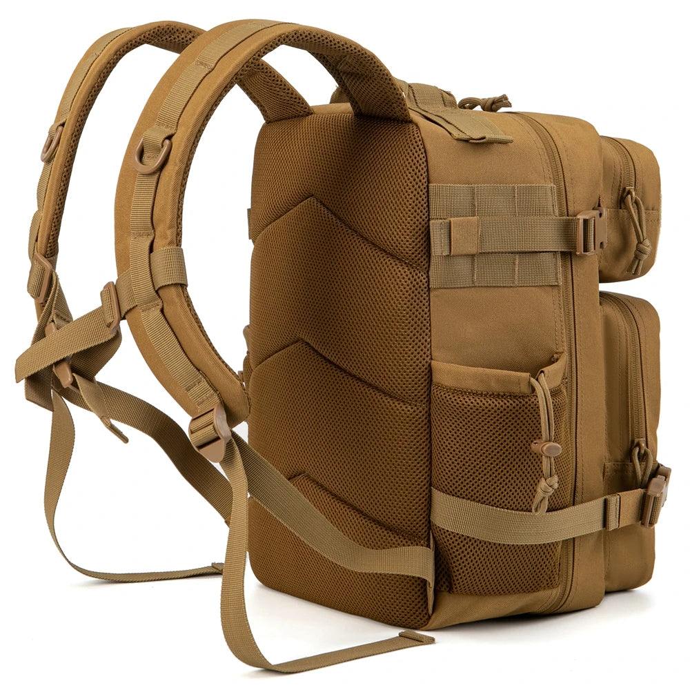 25L Tactical MOLLE Backpack with Bottle Holder