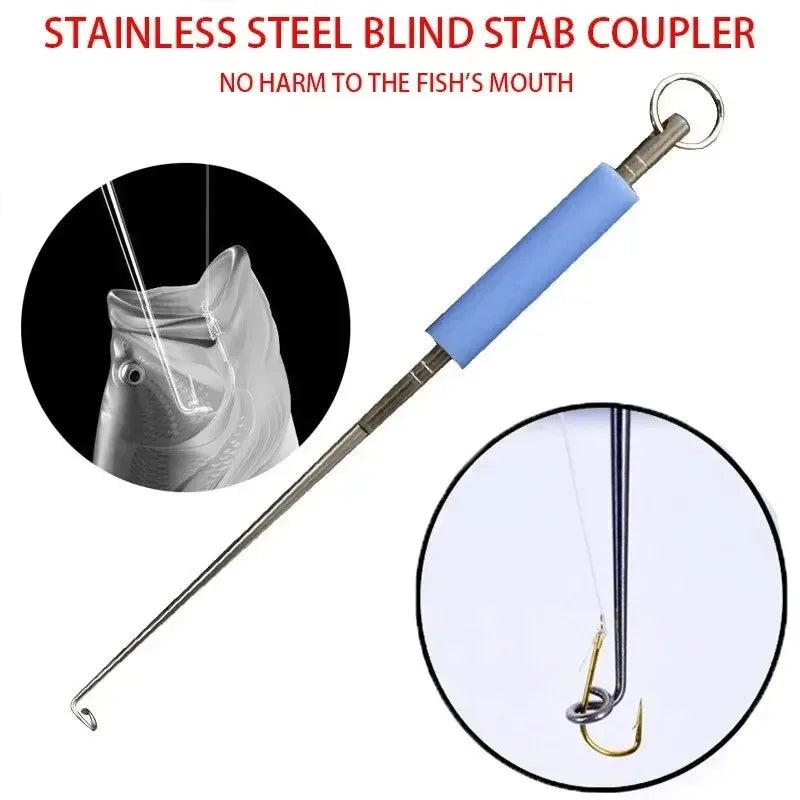 2Pcs Stainless Steel Fishing Hook Remover – Quick Dehooker Tools