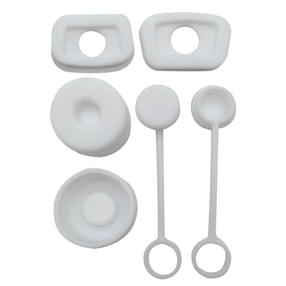 6PC Silicone Spill-Proof Straw Stopper Set for Stanley Cups
