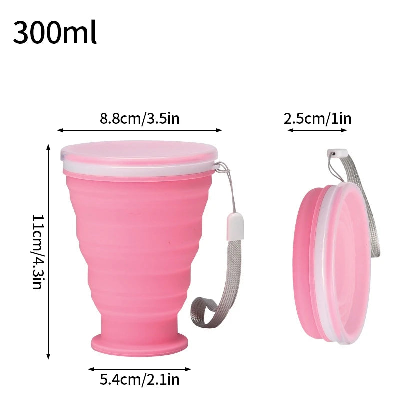 300ml Collapsible Silicone Camping Cup