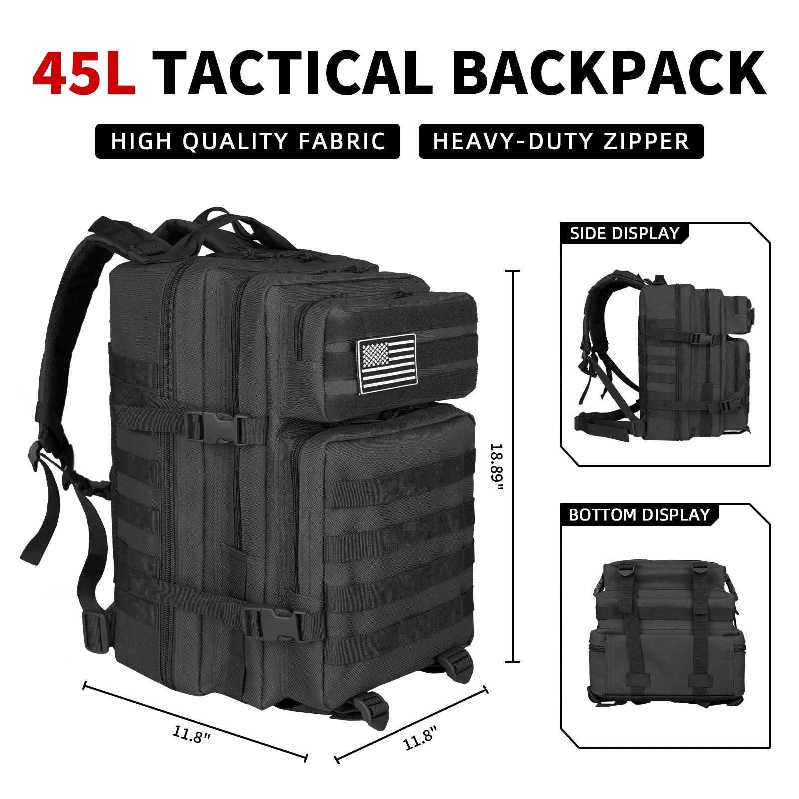 30L/45L Tactical Hiking Hunting Backpack