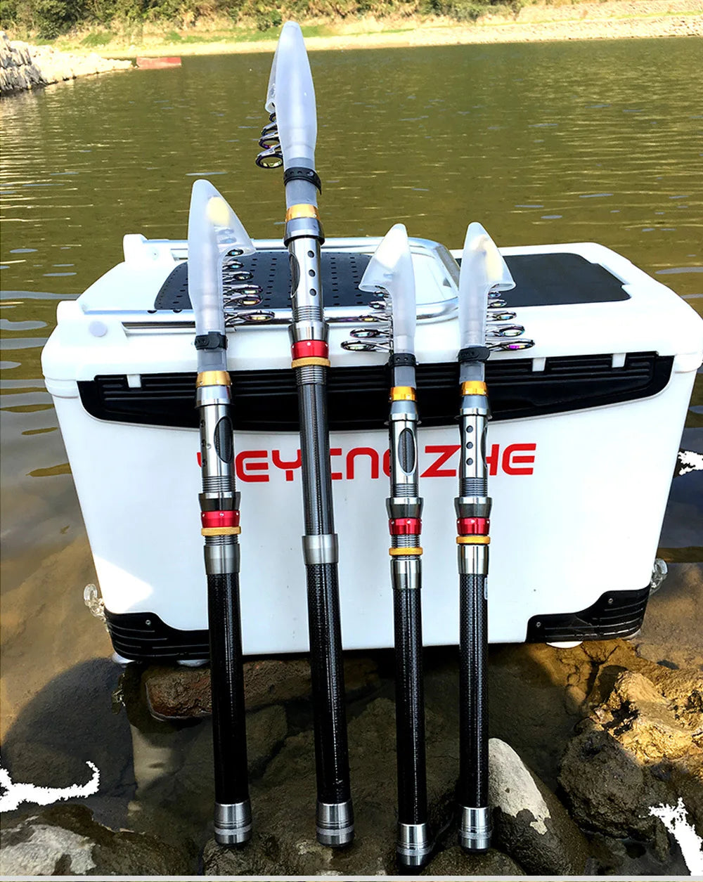 Carbon Fiber Telescopic Fishing Rod & Reel Combo