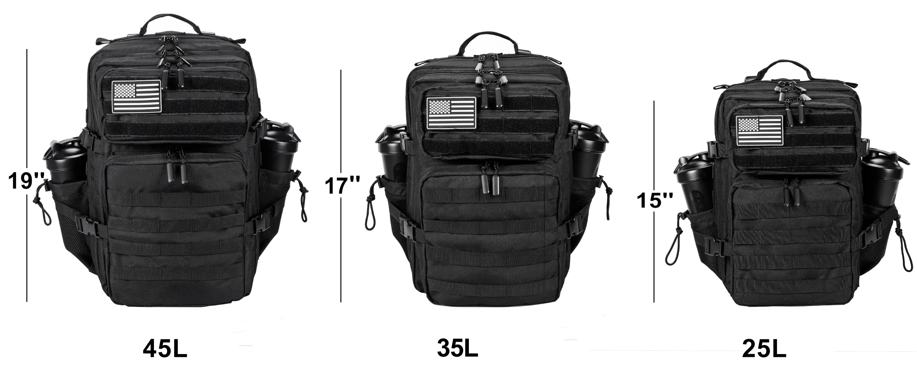 LHI 45L Hiking Backpack – Waterproof Tactical Camping & Trekking Rucksack