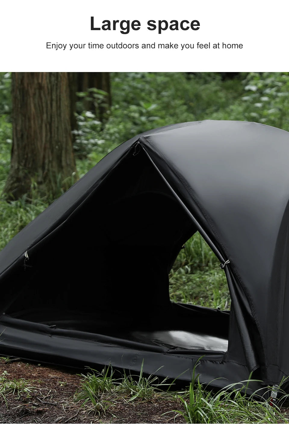 PACOONE Ultralight 20D Nylon Camping Tent