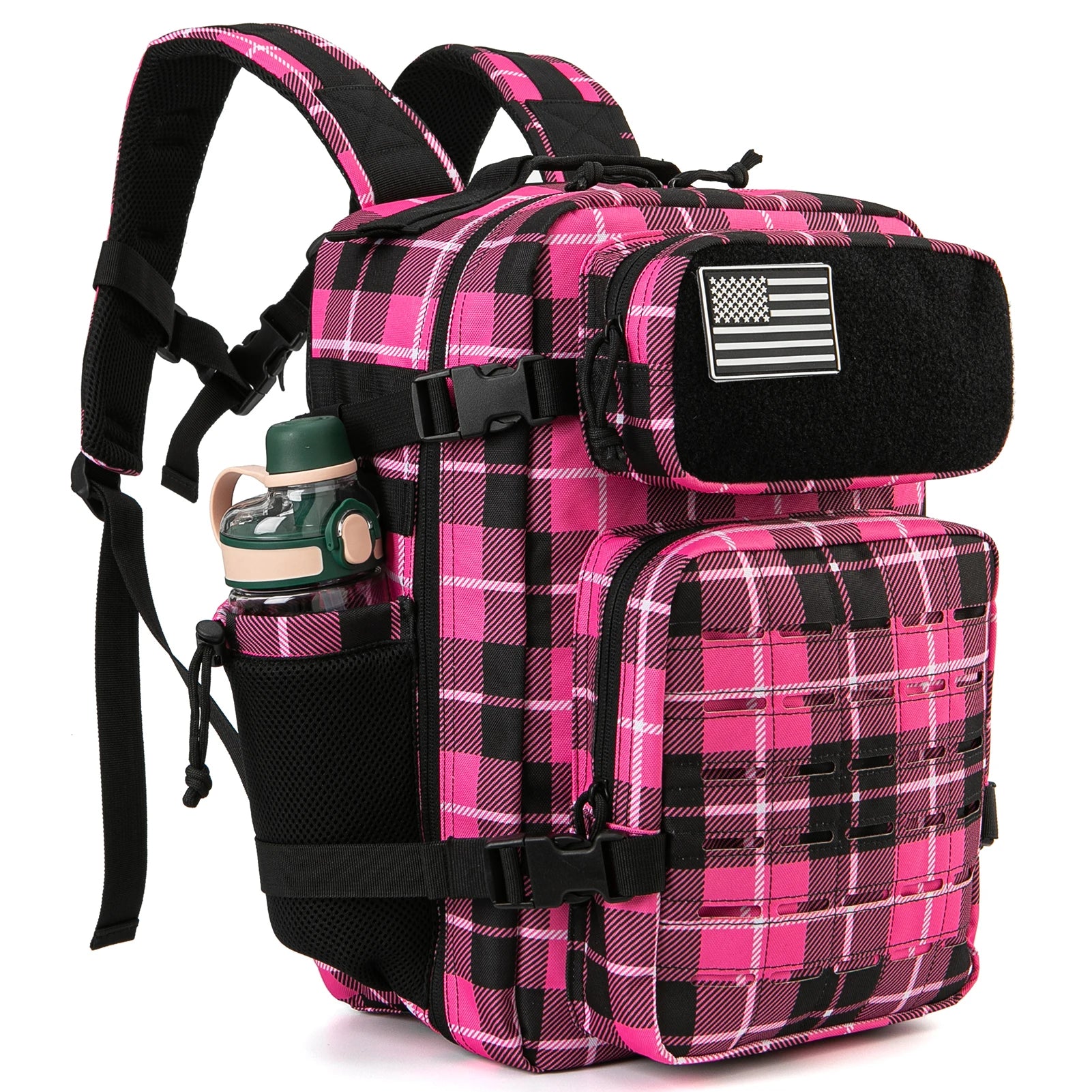 25L Tactical MOLLE Backpack with Bottle Holder