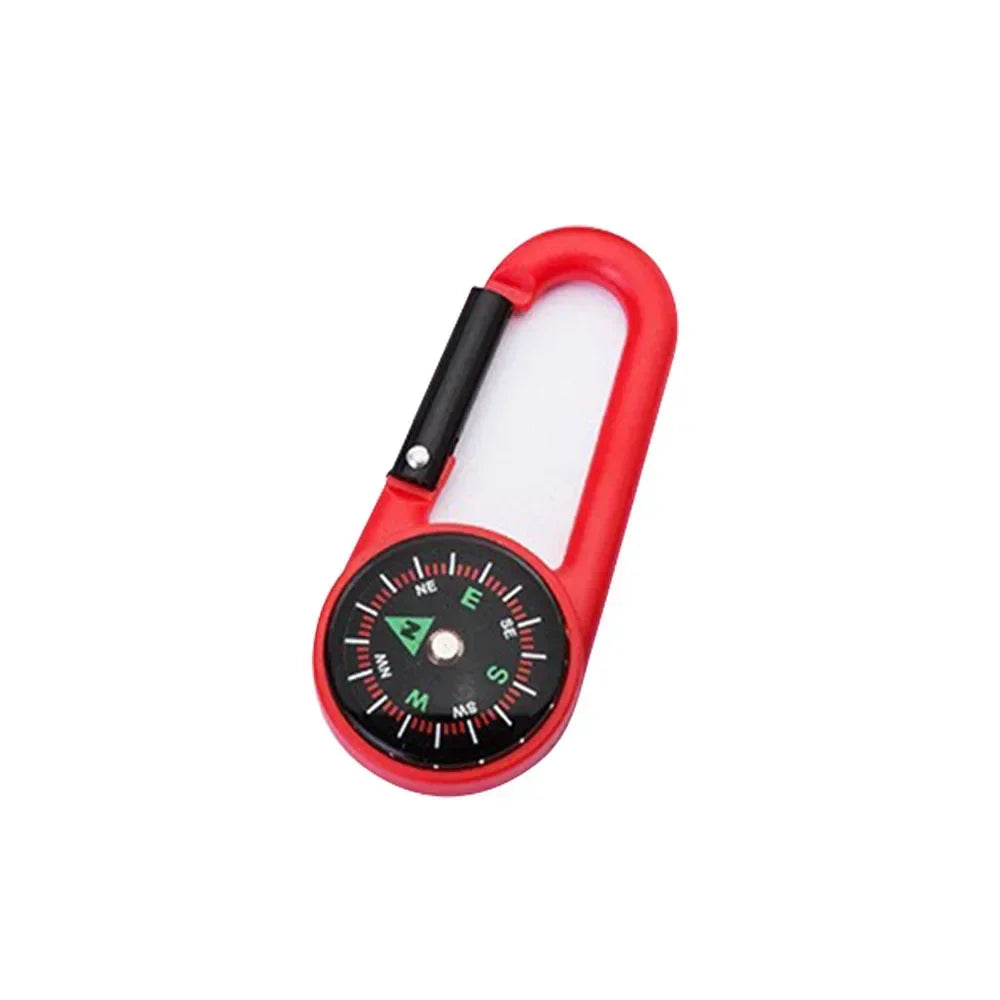 Mini Compass Carabiner Keychain