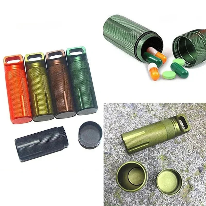 Aluminum EDC Waterproof Survival Capsule