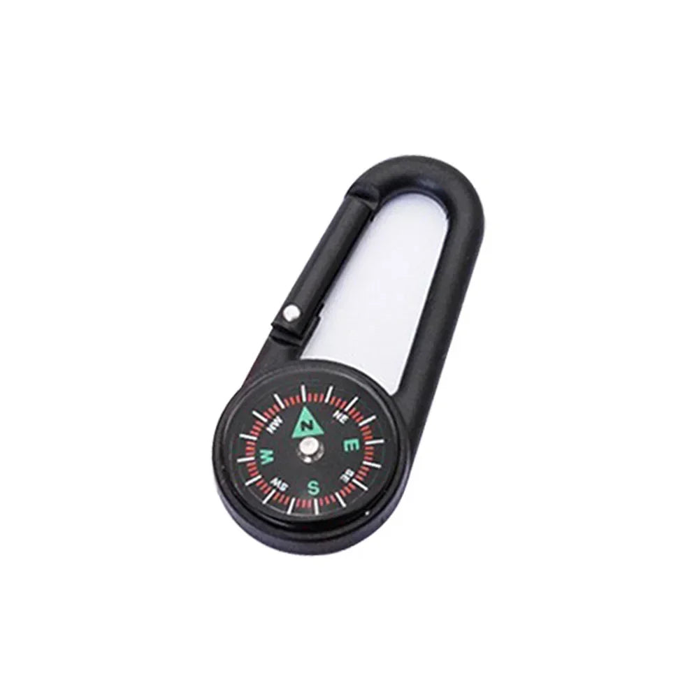 Mini Compass Carabiner Keychain